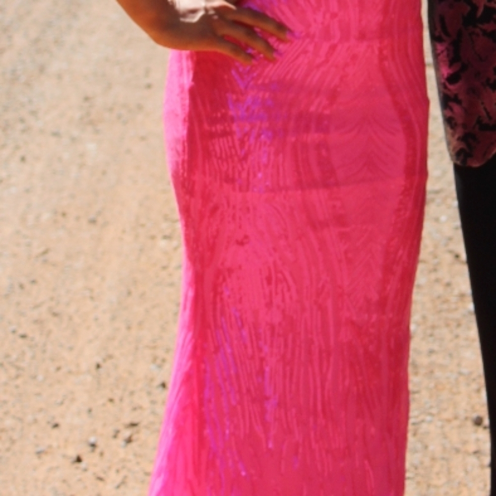 Vibrant Pink Maxi Dress